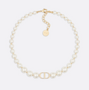 Stainless Steel Pearl Letter Necklace S4974276 - TUZZUT Qatar Online Shopping