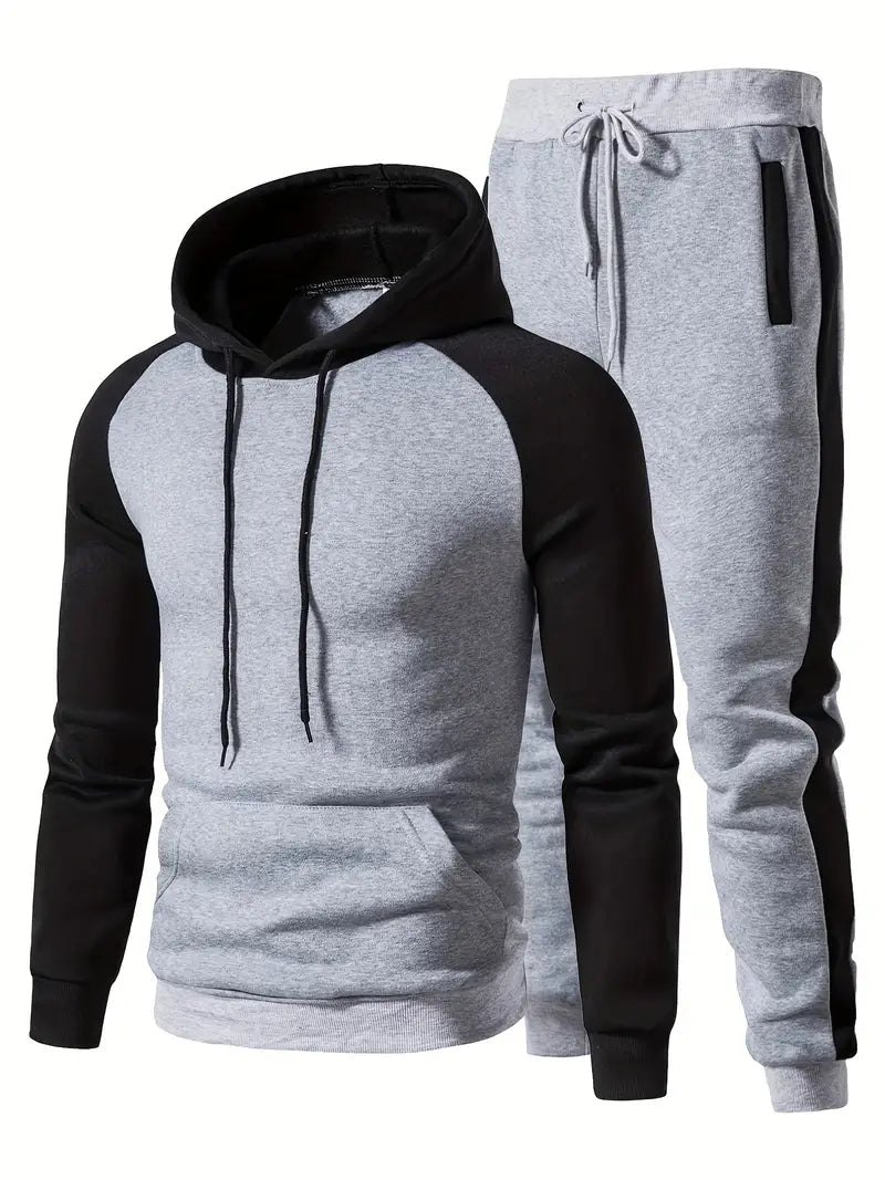 Men's Athletic Casual Sweatsuit Set TZ1200 - TUZZUT Qatar Online Shopping