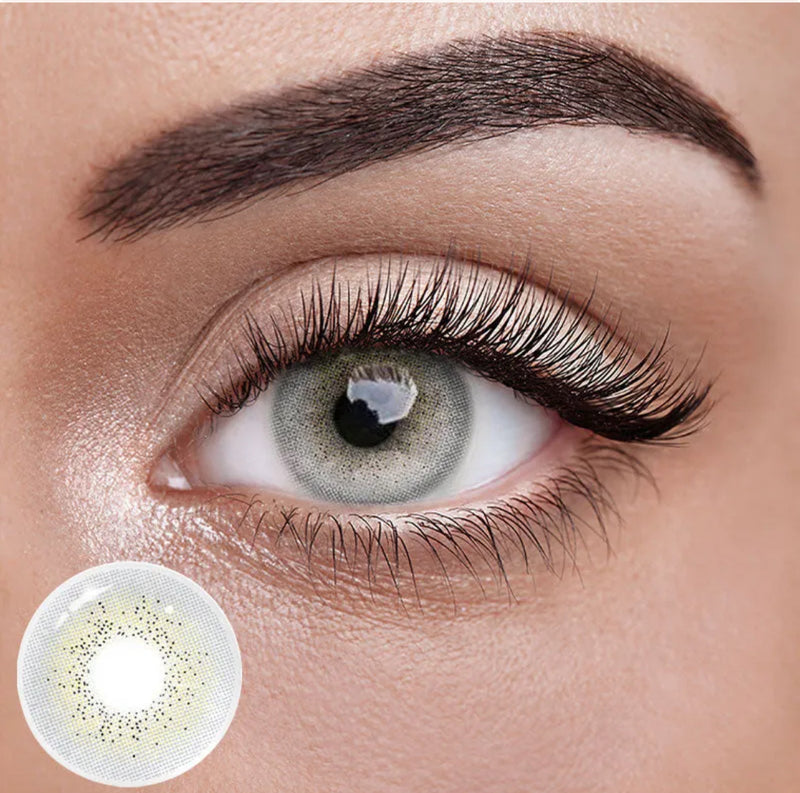 Unibling Ocean Cyan-Grey Contact Lenses for Eyes (1 Pair) - TUZZUT Qatar Online Shopping