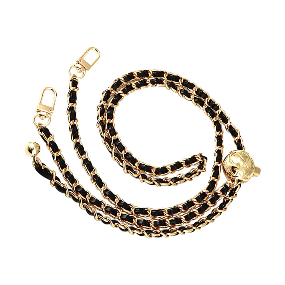 Bag Chain Small Golden Balls Non-fading Metal Adjustable Length Replacement Shoulder Strap SS009 Bag Chain Small Golden Balls Non-fading Metal Adjustable Length Replacement Shoulder Strap SS009