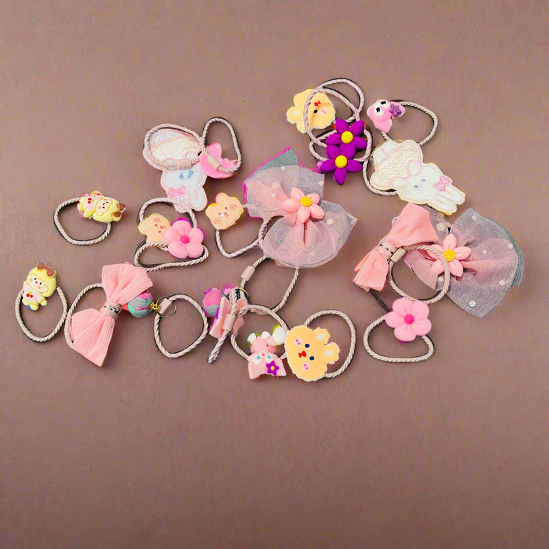 12pcs Korean Style Simple Hair Ties Elastic Bands Women's  1498246 - TUZZUT Qatar Online Shopping