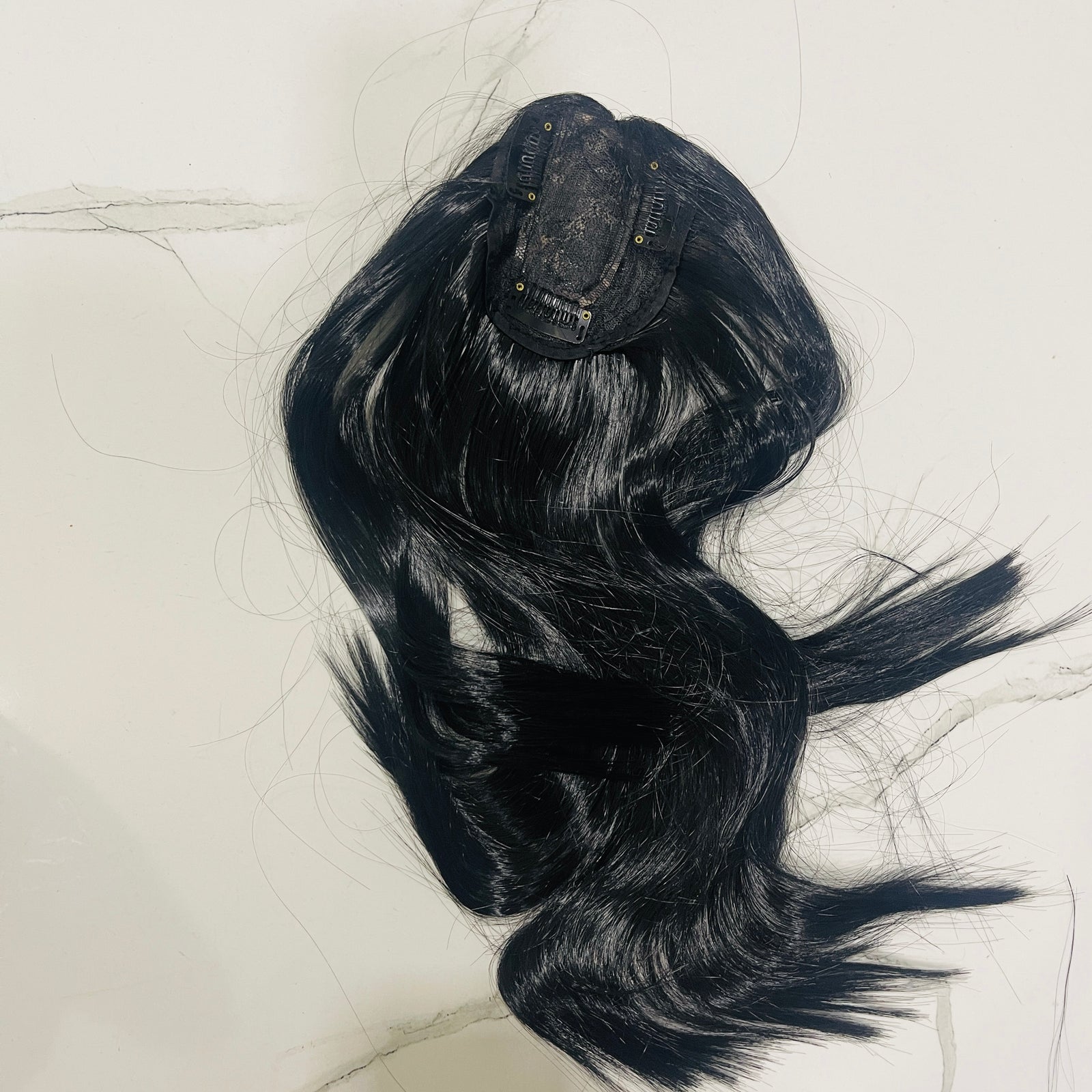 Synthetic Invisible Seamless 3clips Head Hair - yyc02 Synthetic Invisible Seamless 3clips Head Hair - yyc02