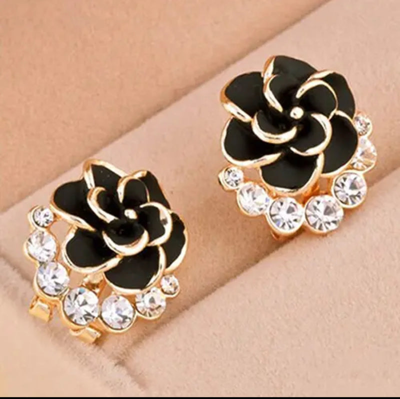 Women's Earrings Rhinestone Fringe Hanging Zircon Earring - Tuzzut.com Qatar Online Shopping