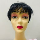 WOMENS LADY SHORT BOY CUT STRAIGHT HAIR LAYERED WIG 208 - TUZZUT Qatar Online Shopping