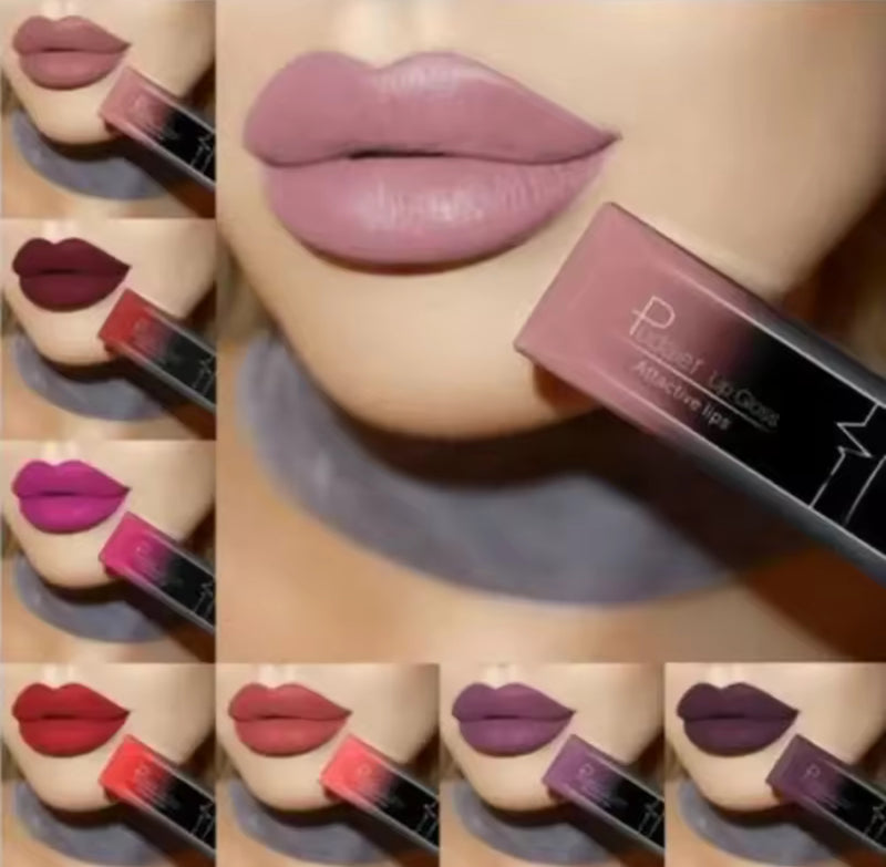 Lip Gloss Pudaier Matte Liquid Lipstick 1551128 - TUZZUT Qatar Online Shopping