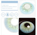 Unibling Ocean Blue Contact Lenses for Eyes (1 Pair) - TUZZUT Qatar Online Shopping