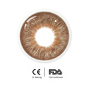 Unibling  Leopard Brown Contact Lenses for Eyes (1 Pair) - TUZZUT Qatar Online Shopping