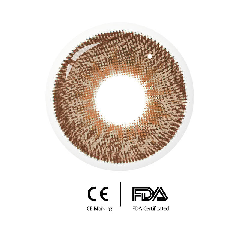 Unibling Leopard Brown Contact Lenses for Eyes (1 Pair) Unibling Leopard Brown Contact Lenses for Eyes (1 Pair)