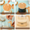 Elegant Self-Stirring Glass Mug with 400ml Capacity Heater - (OBS-JB01) - TUZZUT Qatar Online Shopping