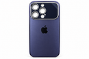IP 14PRO Premium  Case with Camera Protection – Metallic Blue MF 1990