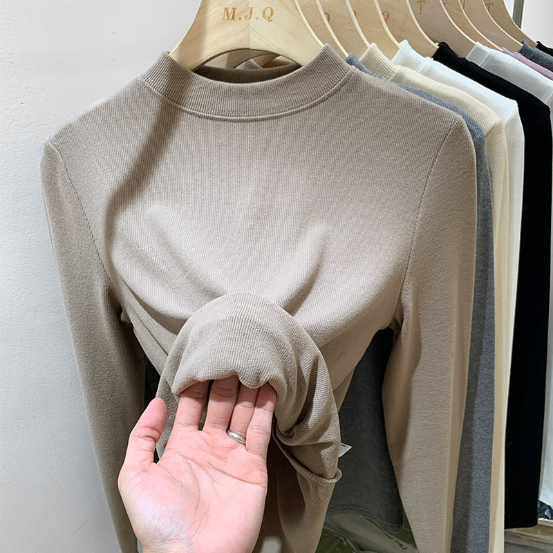 Women's Long Sleeve Solid Color T-Shirts XL 495821 Women's Long Sleeve Solid Color T-Shirts XL 495821