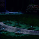 LED Solar Garden Light Outdoor Solar Powered Lamp S3322689 - TUZZUT Qatar Online Shopping