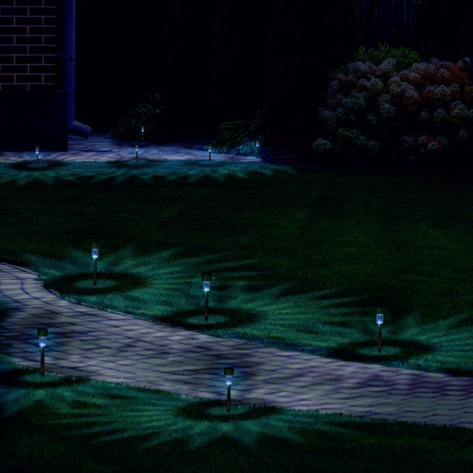 LED Solar Garden Light Outdoor Solar Powered Lamp S3322689 - TUZZUT Qatar Online Shopping