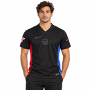 Size - S Men’s Black Football Jersey – Red & Blue Panels MF 1909