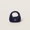 Hobo Bag Blue Matelasse Leather B2178 - TUZZUT Qatar Online Shopping