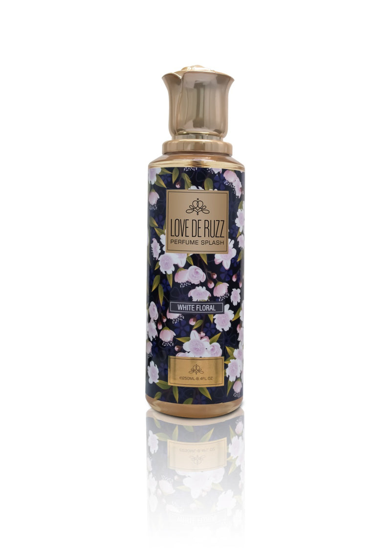 Love De Ruzz Perfume Splash White Floral- 250ml - Tuzzut.com Qatar Online Shopping