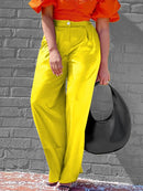 Women's High Waist Pants  B349347 - TUZZUT Qatar Online Shopping