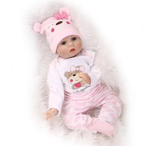 Newborn Silicone Vinyl Reborn Gift Baby Doll Handmade Reborn Doll S4791741 - Tuzzut.com Qatar Online Shopping