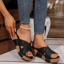 Women's Platform Wedge Open Toe Sandals TS49