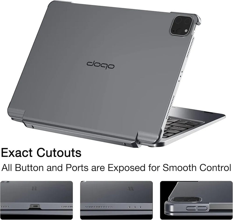 doqo Detachable Keyboard case with Trackpad    F11D - TUZZUT Qatar Online Shopping