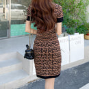 Women's Short Sleeve Tea Dresses L 395620 - TUZZUT Qatar Online Shopping