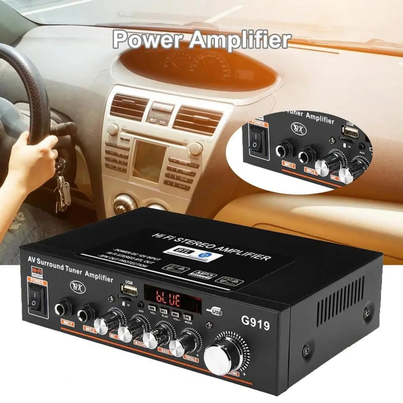 G919 Excellent Stereo Amplifier Exquisite Powerful Convenient HiFi Home Stereo Receiver Home Audio Good Sound Effect S1563756