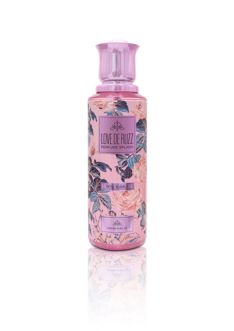 Love De Ruzz Perfume Splash Rose Bubble - 250ml - Tuzzut.com Qatar Online Shopping