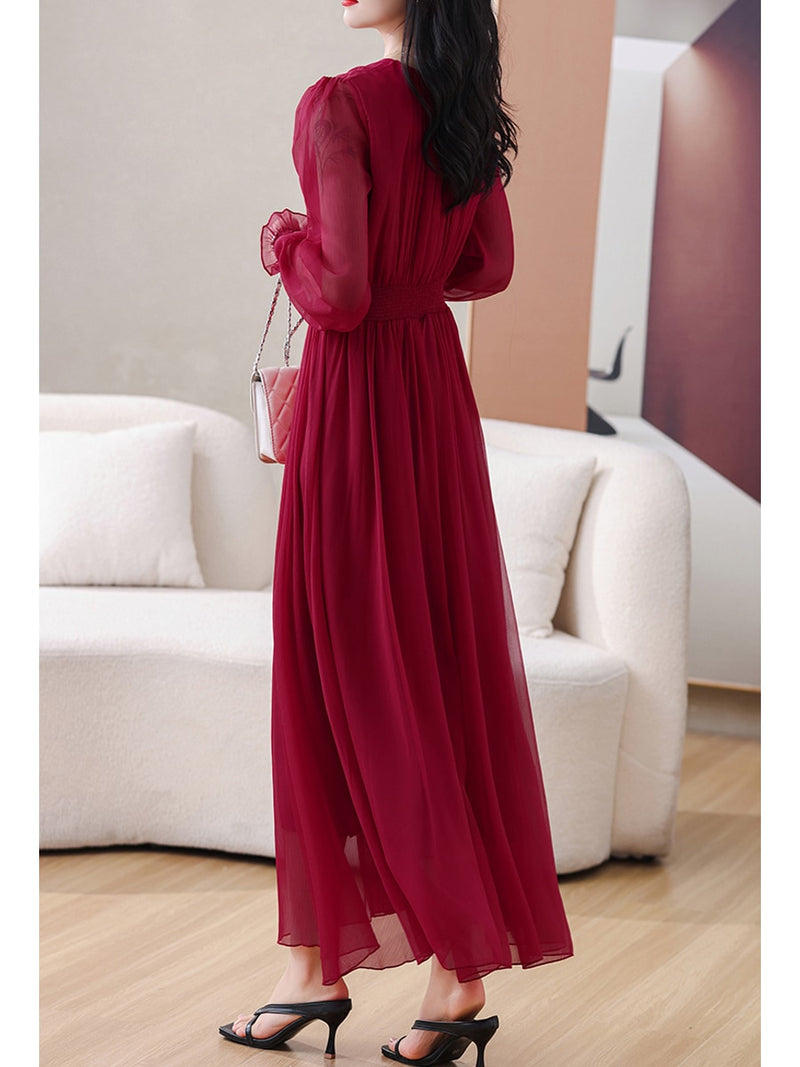 Women's Long Sleeve Tea Dresses M 510658