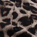 INCERUN Men Leopard Print Button Front Shirt 2XL S4096436 - Tuzzut.com Qatar Online Shopping