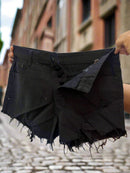 womsns Denim Shorts S4492428 -  XXL - TUZZUT Qatar Online Shopping