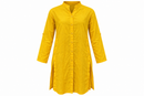 Women’s Mustard Yellow Button-Front Longline Tunic S409997687 - S