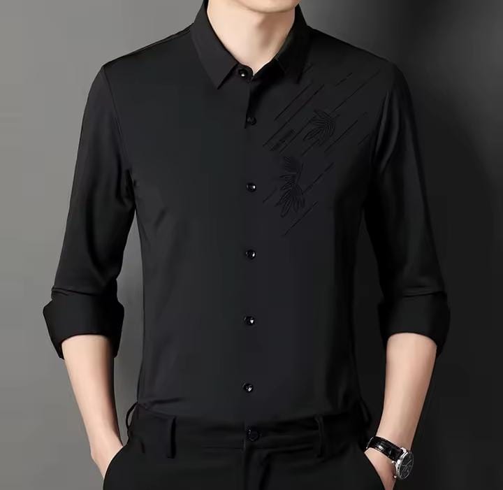 Men's High Long Sleeve Slim Fit Shirt JIA5 Men's High Long Sleeve Slim Fit Shirt JIA5