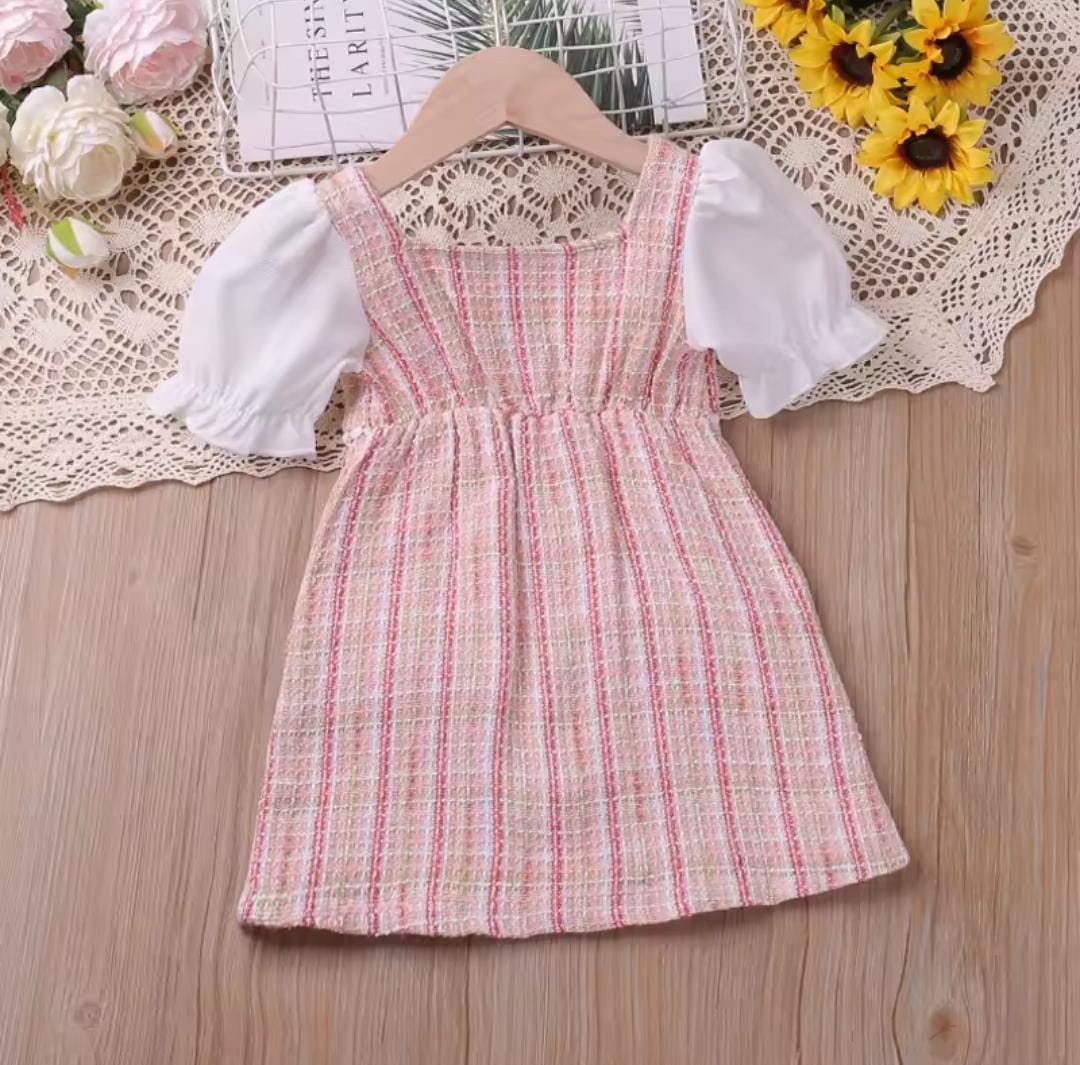 Girls Elegant Pearl Button Princess Dress 1563895 Girls Elegant Pearl Button Princess Dress 1563895
