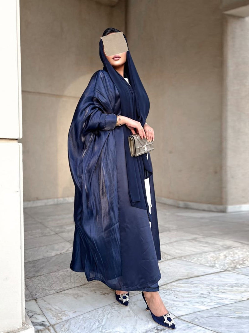 Women's Long Sleeve Solid Color Abaya - 511639