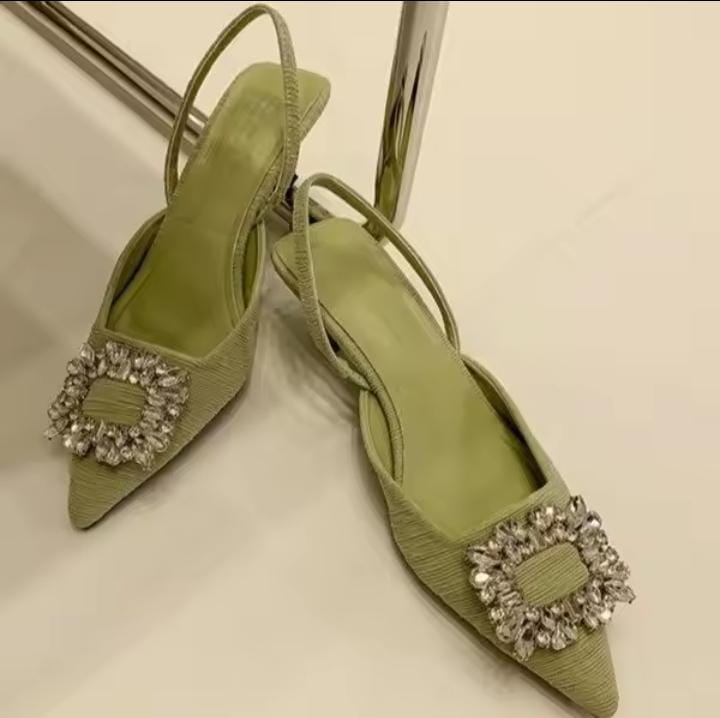 Women's Sandals Square Buckle Toe Shoes    S386997 - TUZZUT Qatar Online Shopping