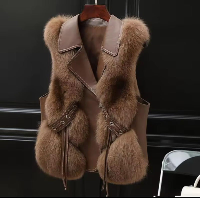 Women Winter Fluffy Faux Fur Warm Outwear S4190137 - TUZZUT Qatar Online Shopping