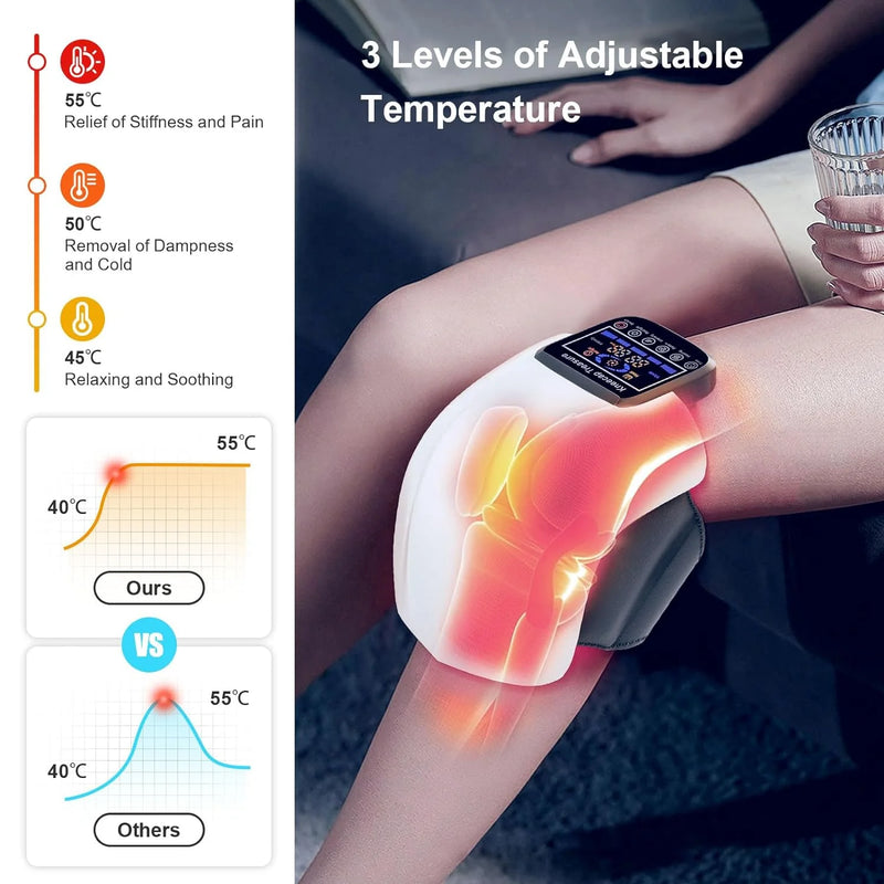 Infrared Heating Knee Massager with Air Pressure and Vibration HY-991