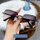 Women's Frameless Cut Edge Sunglass S3579205 - TUZZUT Qatar Online Shopping