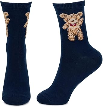JOE COOL Unisex Teddy Bear Cotton Spandex Socks S3359373 JOE COOL Unisex Teddy Bear Cotton Spandex Socks S3359373
