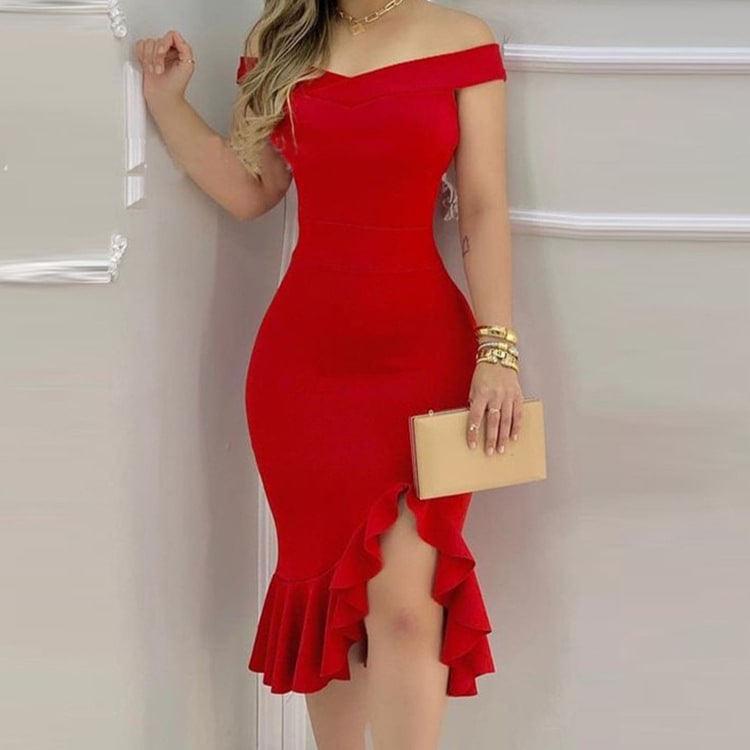 Women's Sleeveless Maxi dresses - Size L - 411907
