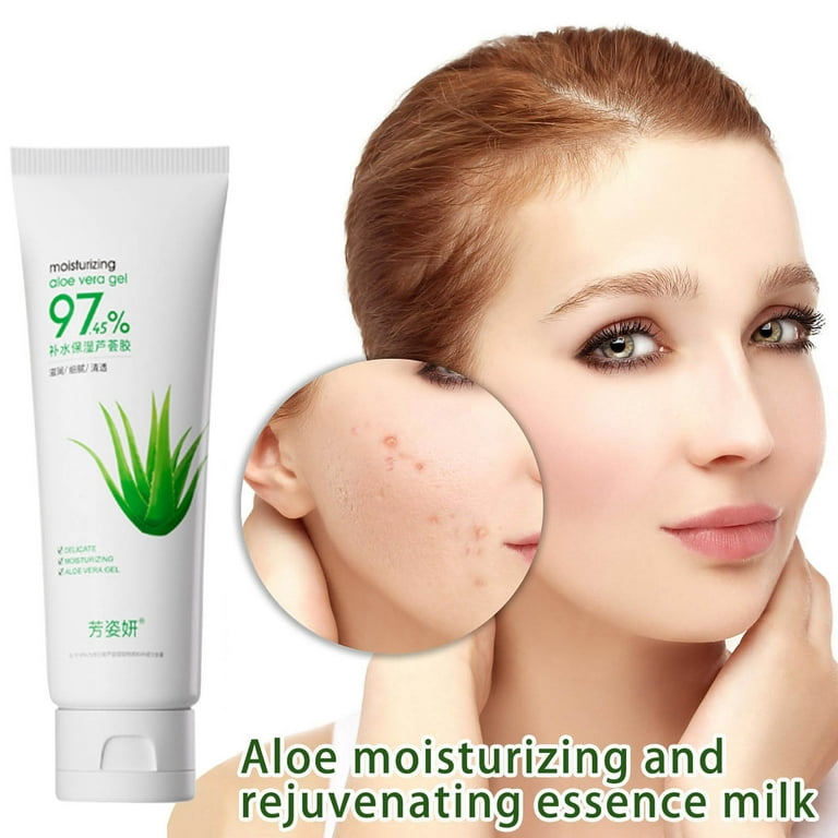 FAZIYAN Aloe Vera Gel Moisturizing Soothing Gel Cream 60g For Sunburn, Dry Skin, Acne, Irritation