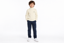 Unisex Kids’ Cream Ribbed Turtleneck Sweater S506978956 - 9 - 10 yr