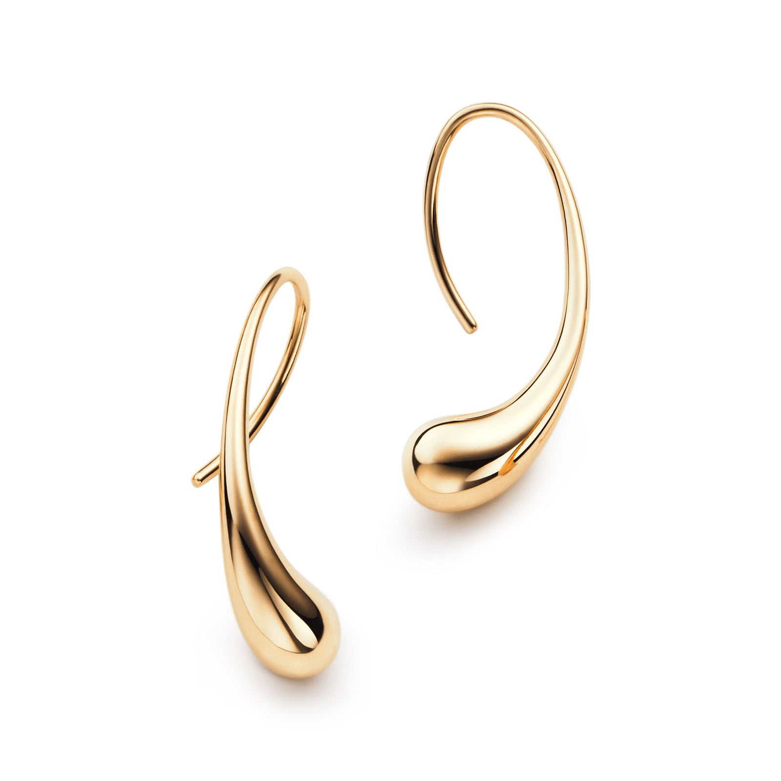Teardrop Gold Earrings ER666 Teardrop Gold Earrings ER666