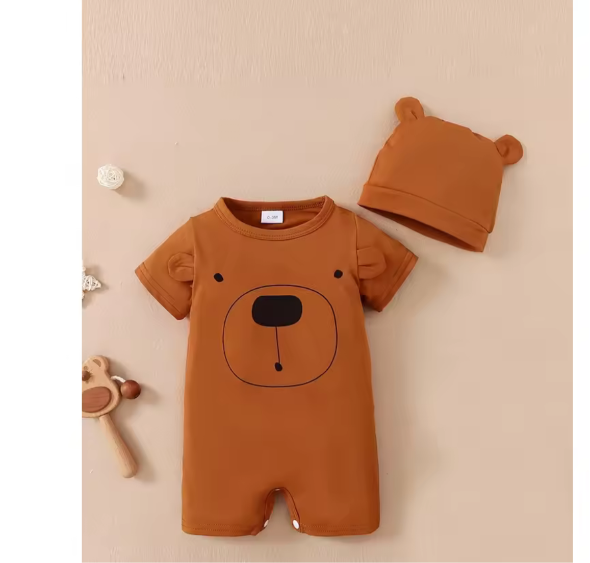 2Pcs Baby Girls Romper Long Sleeve Jumpsuit+Headband 1236821 2Pcs Baby Girls Romper Long Sleeve Jumpsuit+Headband 1236821