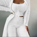 Women'S Fleece 3 Pc Loungewear Outfits   B-192526 - TUZZUT Qatar Online Shopping