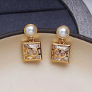 Fashion Pearl Women's Earrings  437147 - TUZZUT Qatar Online Shopping