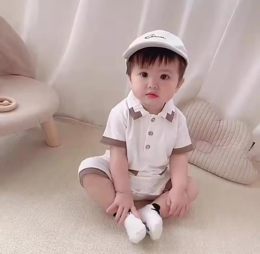 Newborn Baby Boy Short Sleeve Jumpsuit Romper S5102155 Newborn Baby Boy Short Sleeve Jumpsuit Romper S5102155