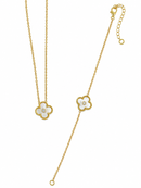 Simple Fashionable Style Long Clavicle Chain Necklace And Bracelet X4584808