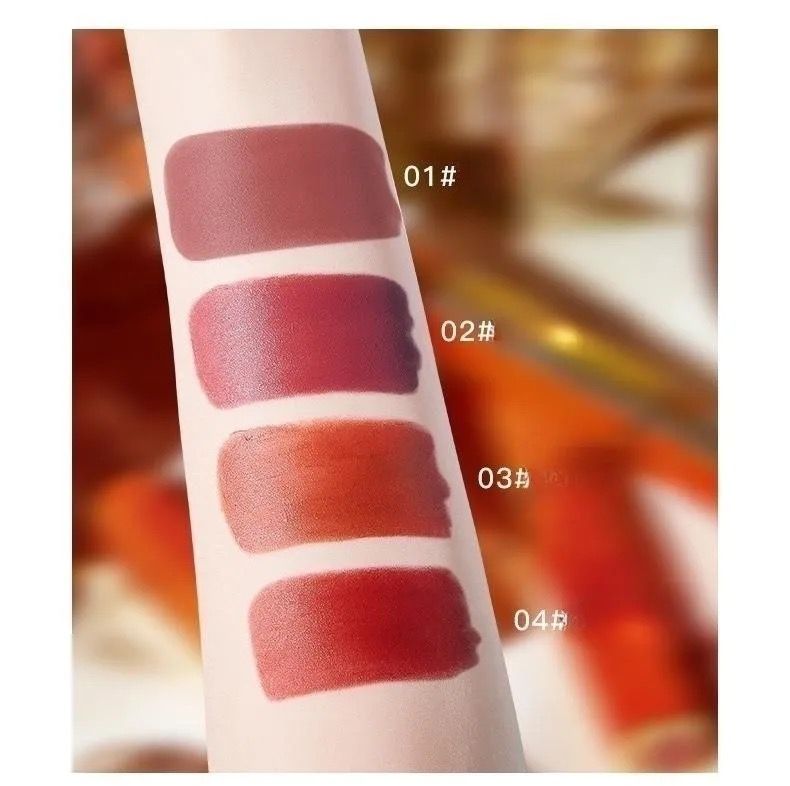 Soft Mist Velvet Lipstick Velvet Matte Matte Color Rendering No Stain on Cup Smear-Proof Makeup Small Thin Tube Lipstick - Tuzzut.com Qatar Online Shopping