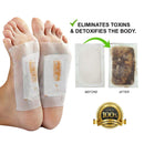 10 Pcs Ginger Foot Patch Detox Loss Weight Foot Patches Improve Sleep Feet Patch Anti- Swelling Revitalizing - Tuzzut.com Qatar Online Shopping